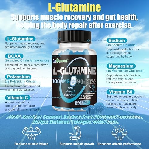 inGreens L-Glutamine Gummies 1000mg, 60 Count - Image 5