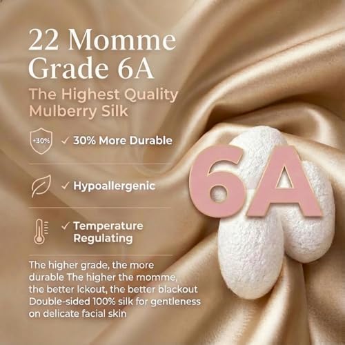 MATASSE 100% Mulberry Silk Sleep Mask, 22 Momme Grade 6A - Image 3