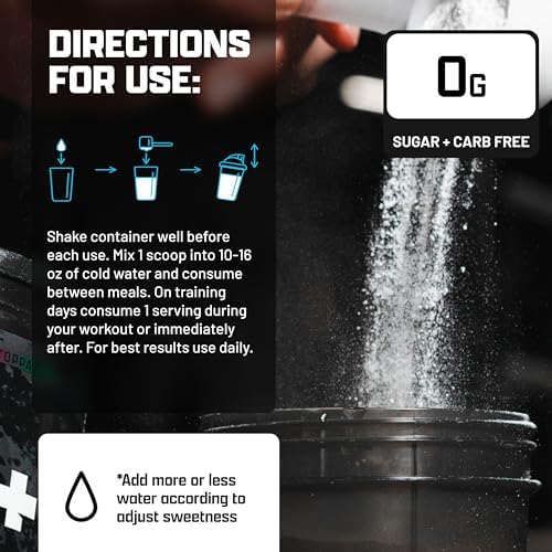 Nutrex Research EAA Hydration | EAAs + BCAA Powder | Muscle Recovery, Strength, Muscle Building, Endurance | 8G Essential Amino Acids + Electrolytes | Blueberry Lemonade 30 Servings - Image 5