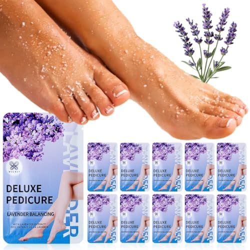 Foot Soak with Epsom Salt 12 Pack Pedicure Spa for Dry Feet by LUIFAC