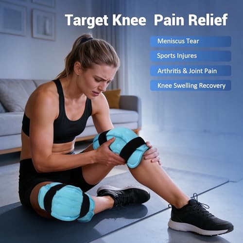 Comfytemp 3D Knee Ice Pack Wrap for Injury Reusable Gel Hot Cold Therapy - Image 2