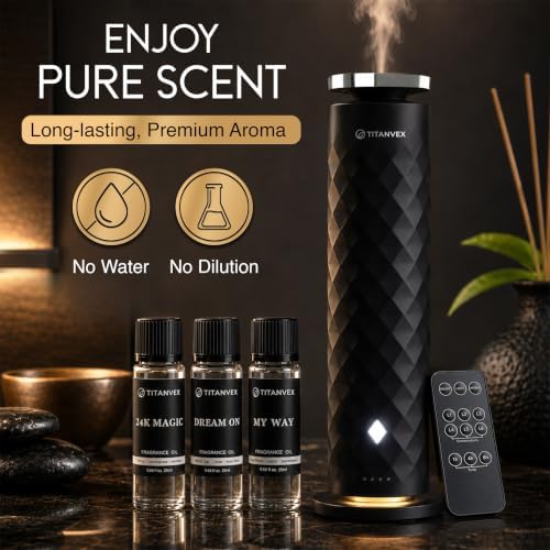 Cordless Hotel Scent Diffuser, Waterless Cold Air Oil Diffuser - Image 2