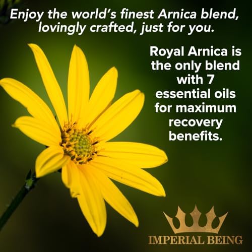 Royal Arnica Oil – Organic Herbal Blend for Muscle Recovery, Bruise Support, Joint Flexibility, Skin Vitality – Longer Lasting Than Arnica Cream or Gel – Infused with Essential Oils (4oz) - Image 7