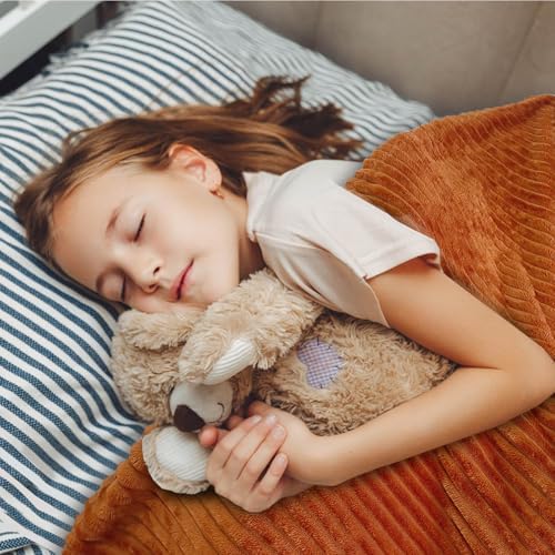 Bnuitland Burnt Orange Fleece Throw Blanket, 300GSM Soft Warm Cozy Fluffy Throw for Babys & Pets, Stripe Pattern 50"x40", All Season Sofa Bed Blanket for Home Decor - Image 5