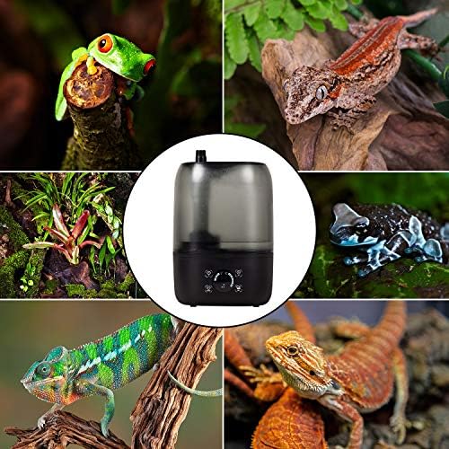 REPTI ZOO 4L Reptile Fogger Mister Tank, Terrariums Digital Tank Timing Humidifier Smart Touch Screen Adjustable Fogger for Reptiles Amphibians Herps - Image 5