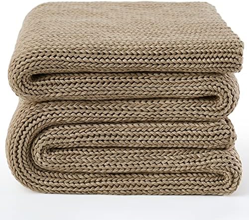 Guohaoi Knitted Weighted Blanket for Adults, 50"x75" 15lbs Full/Queen Size by GuohuoiHomeKitchen