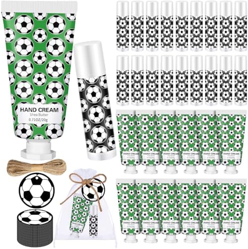 144 Pcs Soccer Lip Balm Hand Cream Party Favor Gifts by Heigble