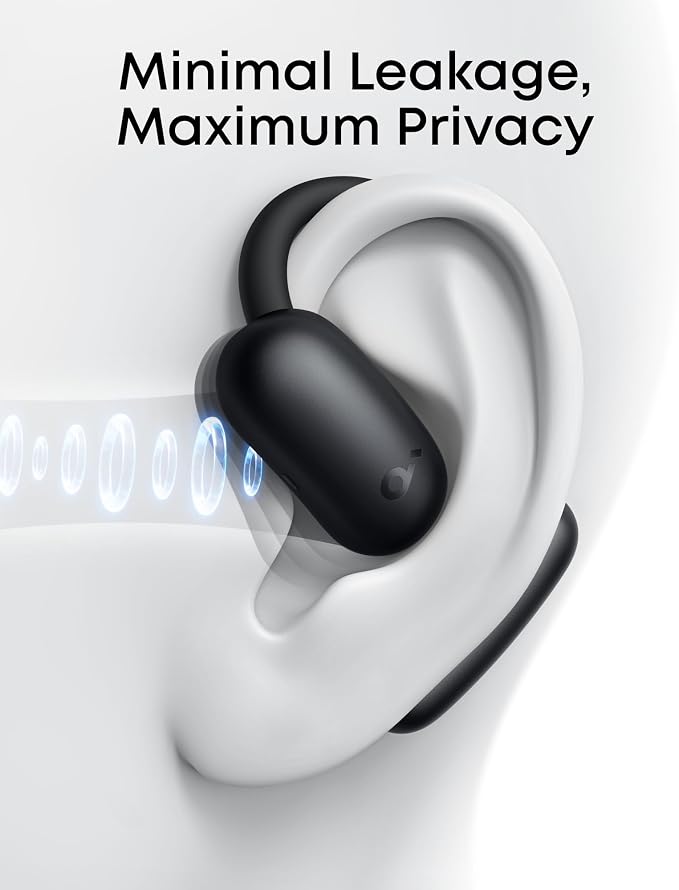 Soundcore AeroFit 2 by Anker Open Ear Earbuds, Open Ear Headphones, Earbuds | Real-Time Translation, 4 Adjustable Positions, 42H Playtime, Rich Bass, Hi-Res, IP55, AI Clear Calls, Wireless Charging - Image 4