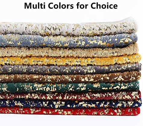 Deeprove 12 x 20 Throw Pillow Cover Rectangle, Both Sides Metallic Sparkle Gold Foil Print, Decor Soft Velvet Hidden Zipper Closure Accent Pillow Cushion Case for Couch, Lumbar, Oblong 1 Pack, Green - Image 5