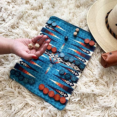 Pendleton Backgammon: Travel-Ready Roll-Up Game (Camping Games, Gift for Outdoor Enthusiasts) - Image 5
