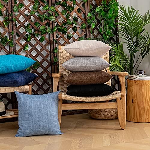 Kevin Textile Outdoor Waterproof 14”x24” Lumbar Pillow Covers 2 Pack, Grey - Image 6