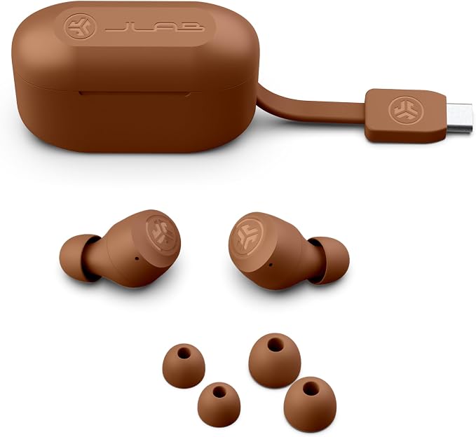 JLab, Go Air Pop+ Tones, True Wireless Earbuds, Bluetooth, Dual Connect, EQ3 Sound, 1615 C | Wireless Earphones, IP55 True Wireless Earbuds with Microphone, Application, Dual Connect, Charging Case - Image 5
