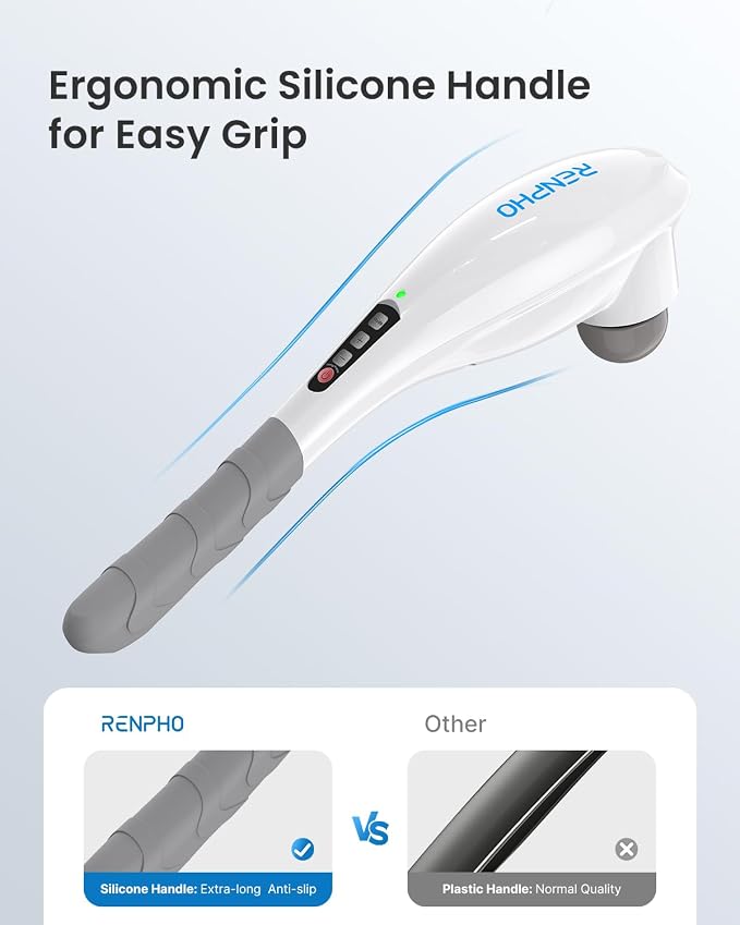 RENPHO Cordless Handheld Massager, 5 Adjustable Speeds and Massage Modes - Image 3