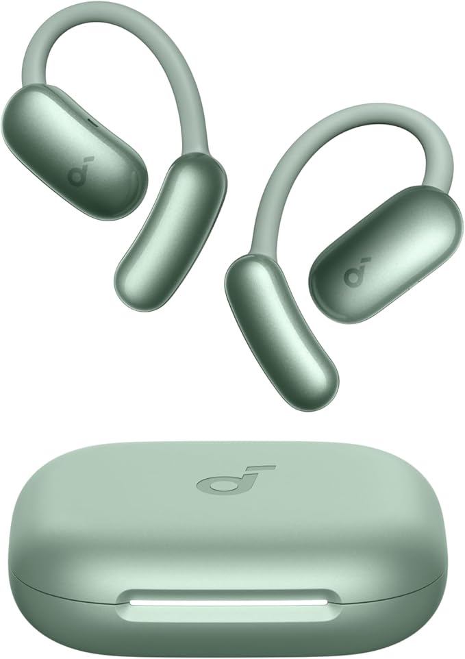 Soundcore AeroFit 2 by Anker Open Ear Earbuds, AI Assistant Earbuds | AI Assistant, Real-Time Translation, 4 Adjustable Positions, 42H Playtime, Rich Bass, Hi-Res, IP55, AI Clear Calls by Unknown
