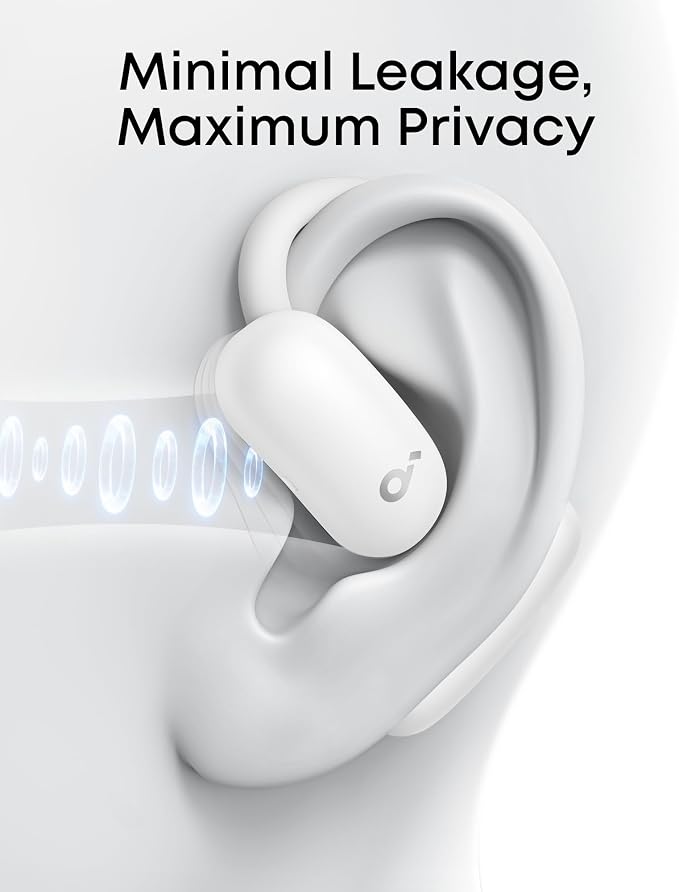 Soundcore AeroFit 2 by Anker Open Ear Earbuds, Open Ear Headphones, Earbuds | Real-Time Translation, 4 Adjustable Positions, 42H Playtime, Rich Bass, Hi-Res, IP55, AI Clear Calls, Wireless Charging - Image 3