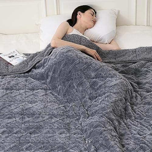 Topblan Weighted Blanket Full Size 15lbs, 48 x 72 for Adults in Bed - Image 2