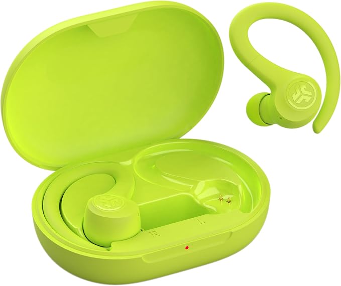 JLab, Go Sport+, True Wireless Workout Earbuds, Bluetooth Sport Earbuds, Clear Calling, Yellow | True Wireless Headphones Bluetooth, Hook Over Ear Earbuds for Sports & Gym, 35+ Hours, IP55 Sweatproof, Be Aware - Image 7