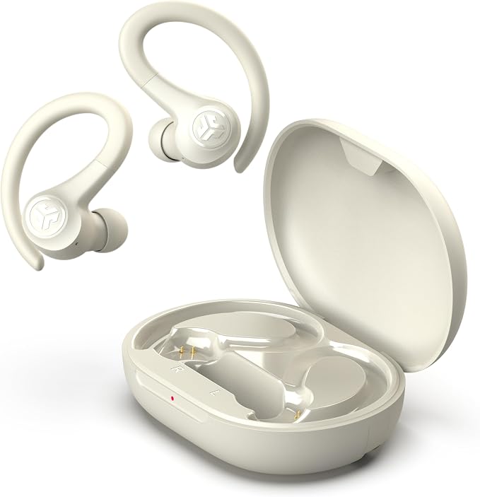 JLab, Go Sport+, True Wireless Workout Earbuds, Bluetooth Sport Earbuds, Clear Calling, Sand - Image 6