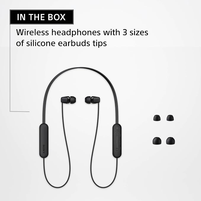 Sony WI-C100 Wireless in-Ear Bluetooth Headphones with Built-in Microphone,Blue,(Pack of 2) - Image 7