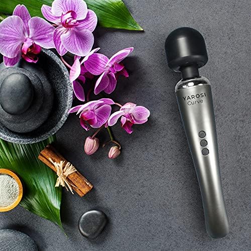 Yarosi Cordless Curve Therapeutic Device - 8 Powerful Speeds and 20 Patterns - for Deep Muscle Aches and Sports Tissue Recovery - Rechargeable - Travel Friendly - Silver - Image 6