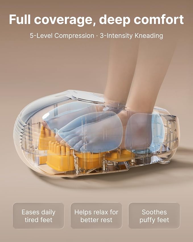 RENPHO Thermacool 2-in-1 FSA Foot Massager with Heat & Cold, HSA Eligible - Image 4