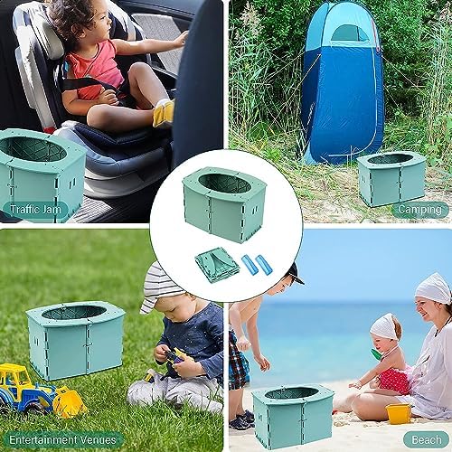 Portable Potty for Toddler,Travel Potty for Kids，Travel Potty for Car，Apply toCamping, Tourism, Outdoor, Indoor - Image 6