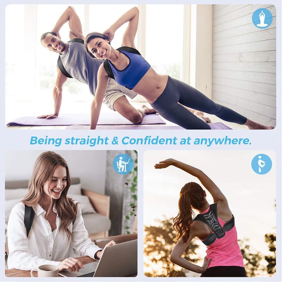 Posture Corrector - Posture Corrector for Women, Breathable & Adjustable Back Brace, Back Stretcher for Lower Back Pain Relief, Back Straightener Posture Corrector for Men & Women - Image 5