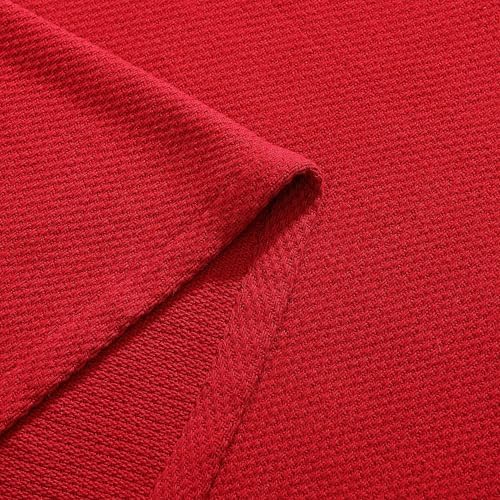 Tommy Hilfiger - King Cotton Blanket, Textured Pique Weave Bedding, Medium Weight Soft Blanket, Anti-Pilling & Fade Resistant, Ideal for Layering, Oeko-TEX Certified (Red) - Image 6