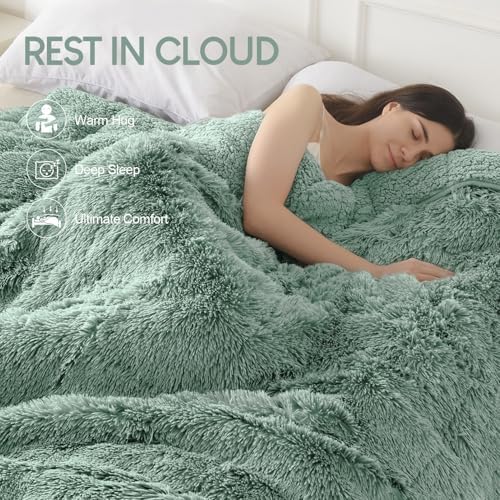 Cottonblue Weighted Blanket 20lbs for Adults Queen Size 60x80in Soft Sherpa - Image 2