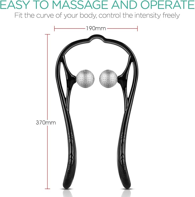 VOYOR Neck Massager Shiatsu Deep Tissue Dual Trigger Point for Pain Relief - Image 6