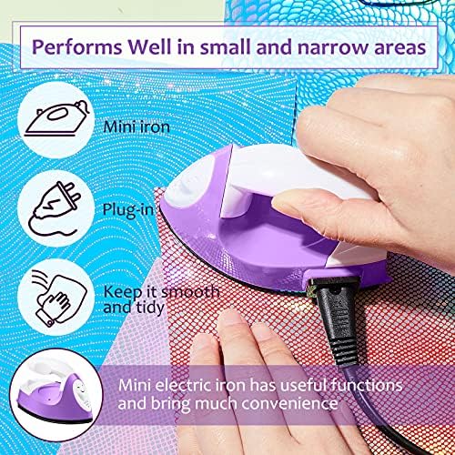 Honoson Mini Craft Iron with Charging Base Tiny,Purple - Image 4
