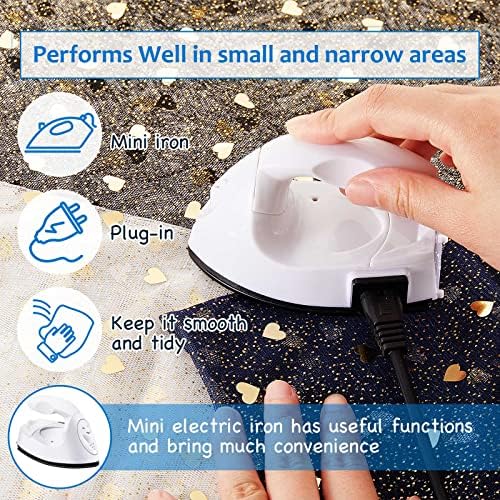 Honoson Mini Craft Iron with Charging Base Tiny,White - Image 6