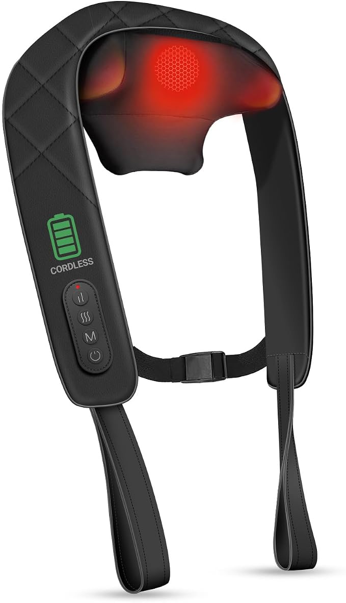 Cordless Neck Massager with Heat for Pain Relief Deep Tissue-2026 Upgraded - Image 9