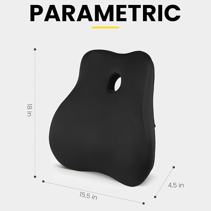 Back Support Pillow with Contoured Design - Image 3