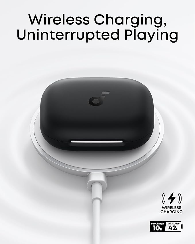 Soundcore AeroFit 2 by Anker Open Ear Earbuds, Open Ear Headphones, Earbuds | Real-Time Translation, 4 Adjustable Positions, 42H Playtime, Rich Bass, Hi-Res, IP55, AI Clear Calls, Wireless Charging - Image 7