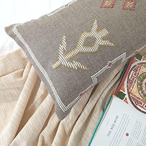 Trade Star Kilim Lumbar Pillow Cover Handwoven Throw Pillow Case Sabra Premium Quality Farmhouse Back Rest Pillow Cover Luxurious Bedding Pillow Cases for Housewarming Gifts 14 x 36 Inches - Image 2