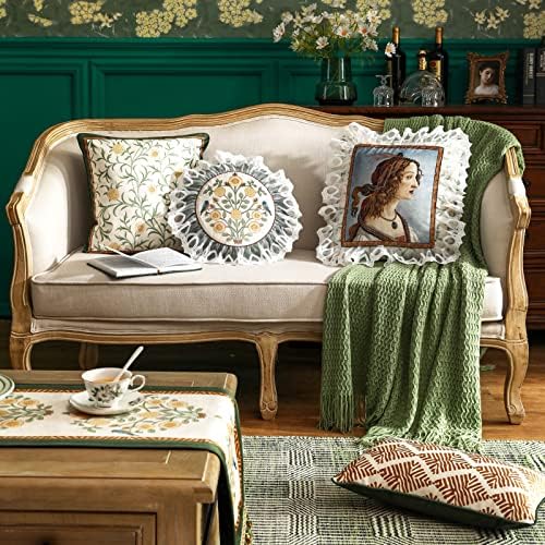 patdrea Designer Velvet Throw Pillow Cover,Set of 2,12"x20"-Botticelli D - Image 7