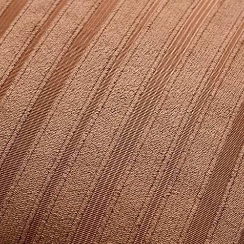 DEZENE 12x20 Rust Lumbar Pillow Covers Soft Striped Corduroy Fall Christmas Rectangular Throw Pillow Cases for Couch Sofa Bedroom Living Room Home Decor - Image 3