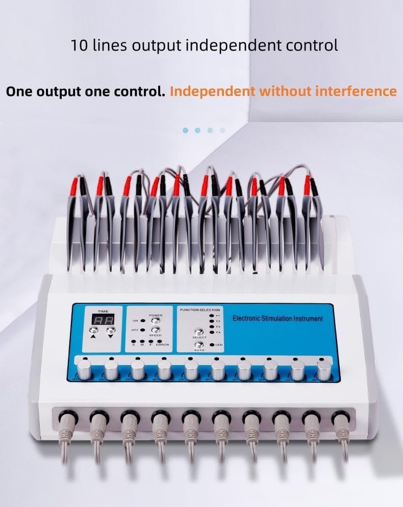 10 Channel Output Meridian Massager Acupoint Pulse Patch Device - Image 2