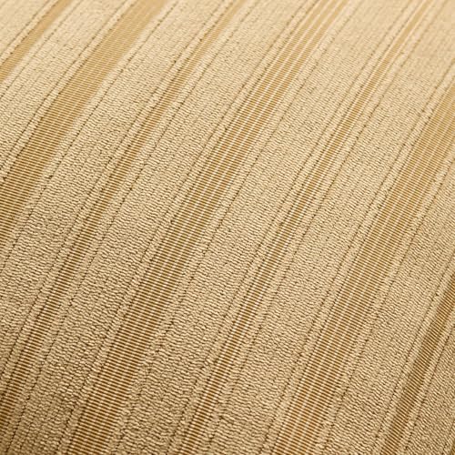 DEZENE 14x36 Mustard Yellow Lumbar Pillow Covers Soft Striped Corduroy Spring Summer Rectangular Long Body Pillow Cases for Couch Sofa Bedroom Living Room Home Decor - Image 2