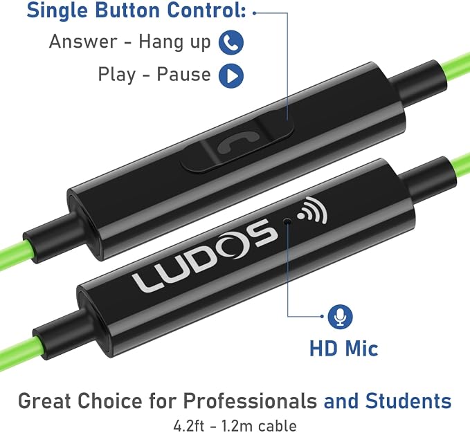 LUDOS Ultra USB C Headphones for iPhone 17 16 15 Pro Max Plus Air iPad Pro, 5 Years Warranty, Magnetic USB-C Earbuds for Samsung Galaxy S24 S23 Ultra S22 S21 FE S20 A55 A54 A53, USB Type C Earphones - Image 3