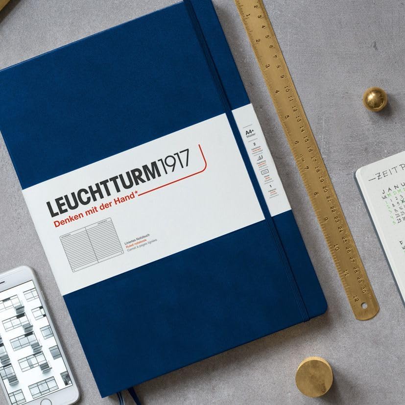 LEUCHTTURM1917 - Notebook Hardcover Medium A5-251 Numbered Pages for Writing and Journaling (Cherry, Dotted) - Image 6