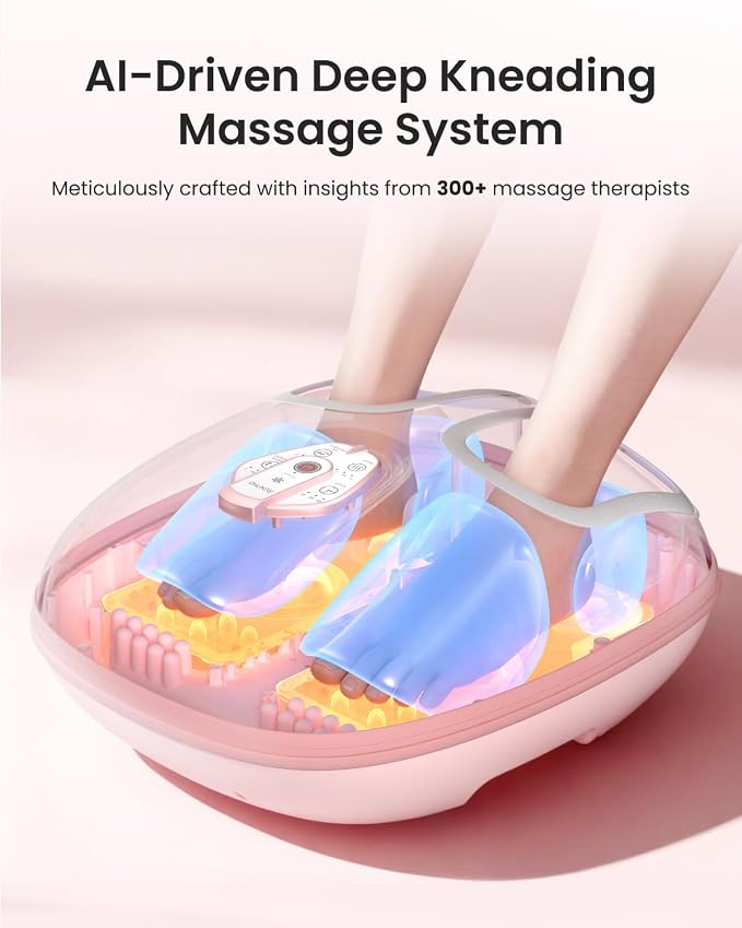 RENPHO Shiatsu Foot Massager with Heat & Kneading for Plantar Fasciitis - Image 2