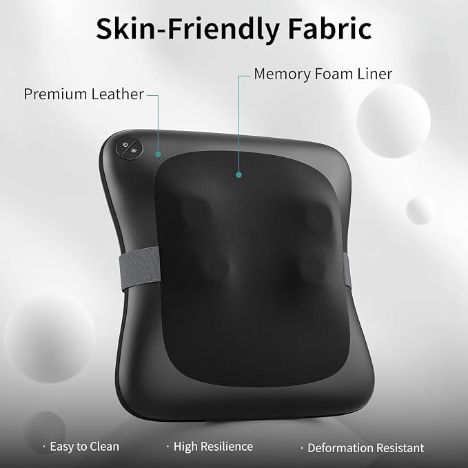 Nekteck Cordless Back Massager with Heat for Pain Relief Deep Tissue - Image 5