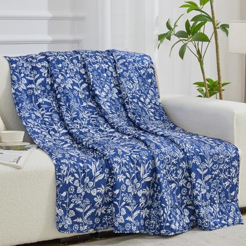 yescool King Size Weighted Blanket for Adults (20 lbs, 80” x 87”, Indigo) Cooling Heavy Blanket for Sleeping Perfect for 190-210 lbs, Breathable Blanket for Adults & Couple All Season - Image 6