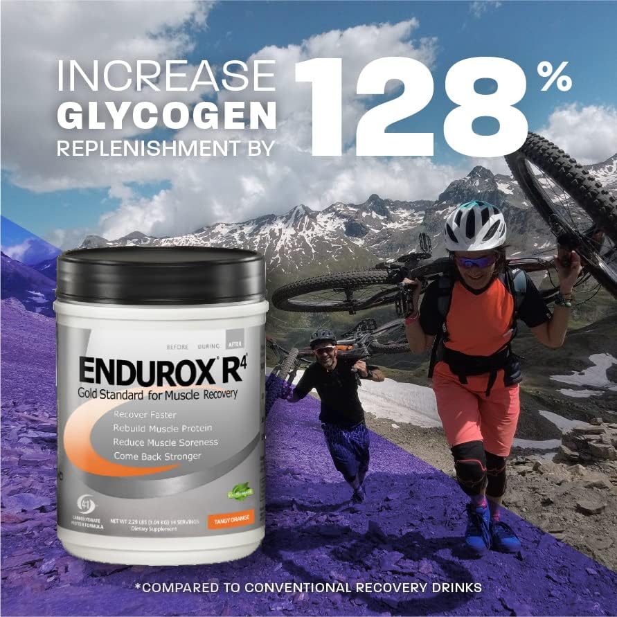 Endurox PacificHealth R4 Recovery Drink Mix, Tangy Orange, 28 Servings - Image 4