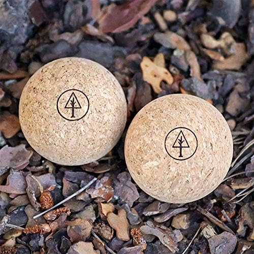 Travel Cork Massage Ball | Lightweight, Sustainable Alternative to Lacrosse Ball for Muscle Pain Relief (1.9 Inch (Pack of 2), Sanded Cork) - Image 6