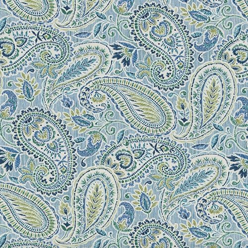 Pillow Perfect Paisley Indoor/Outdoor Accent Throw Pillow, Plush Fill, Weather, and Fade Resistant, Large Lumbar - 16.5" x 24.5", Artic Stone, 2 Count - Image 2