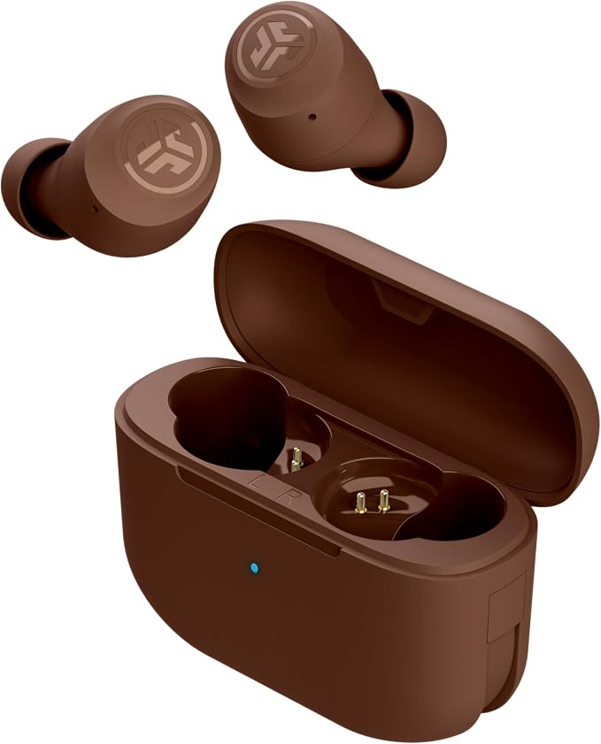 JLab Go Air Pop+ Tones True Wireless Earbuds, in Ear Bluetooth Headphones with Microphone, 35H Playtime, USB-C Charging Case, Dual Connect, EQ3 Sound, 4625 W by JLab