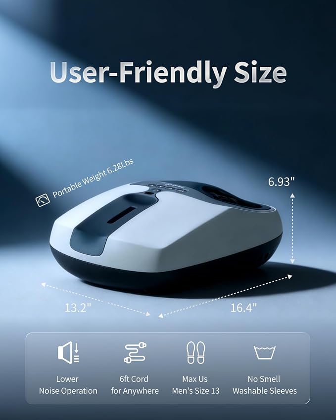 Howdy Foot Massager with Heat & Cold Therapy for Neuropathy - Image 8